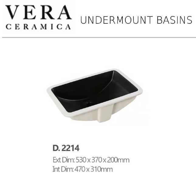 VERA D2214 UNDERMOUNT BASIN